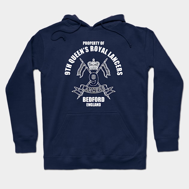 9th Queen's Royal Lancers Bedford Hoodie by TCP